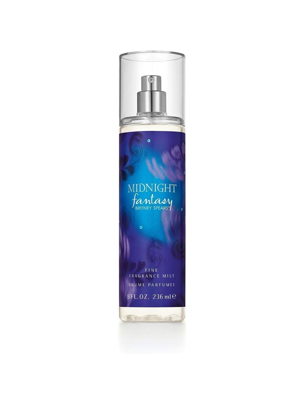Britney Spears Perfume Midnight Fantasy Fragrance Mist Spray Bottle, New No Cap